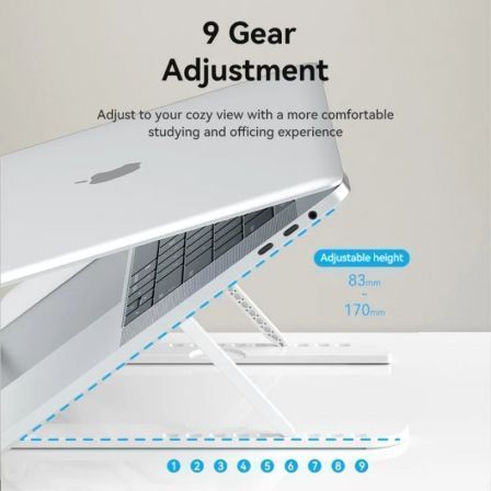 Vention Soporte KDNW0 para Portátil y Tablet hasta 17.3 pulgadas